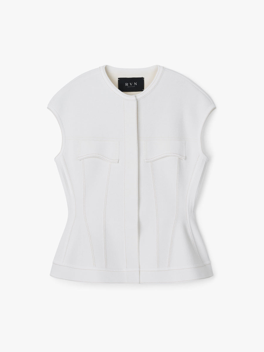 Stella Peplum Vest – RVN