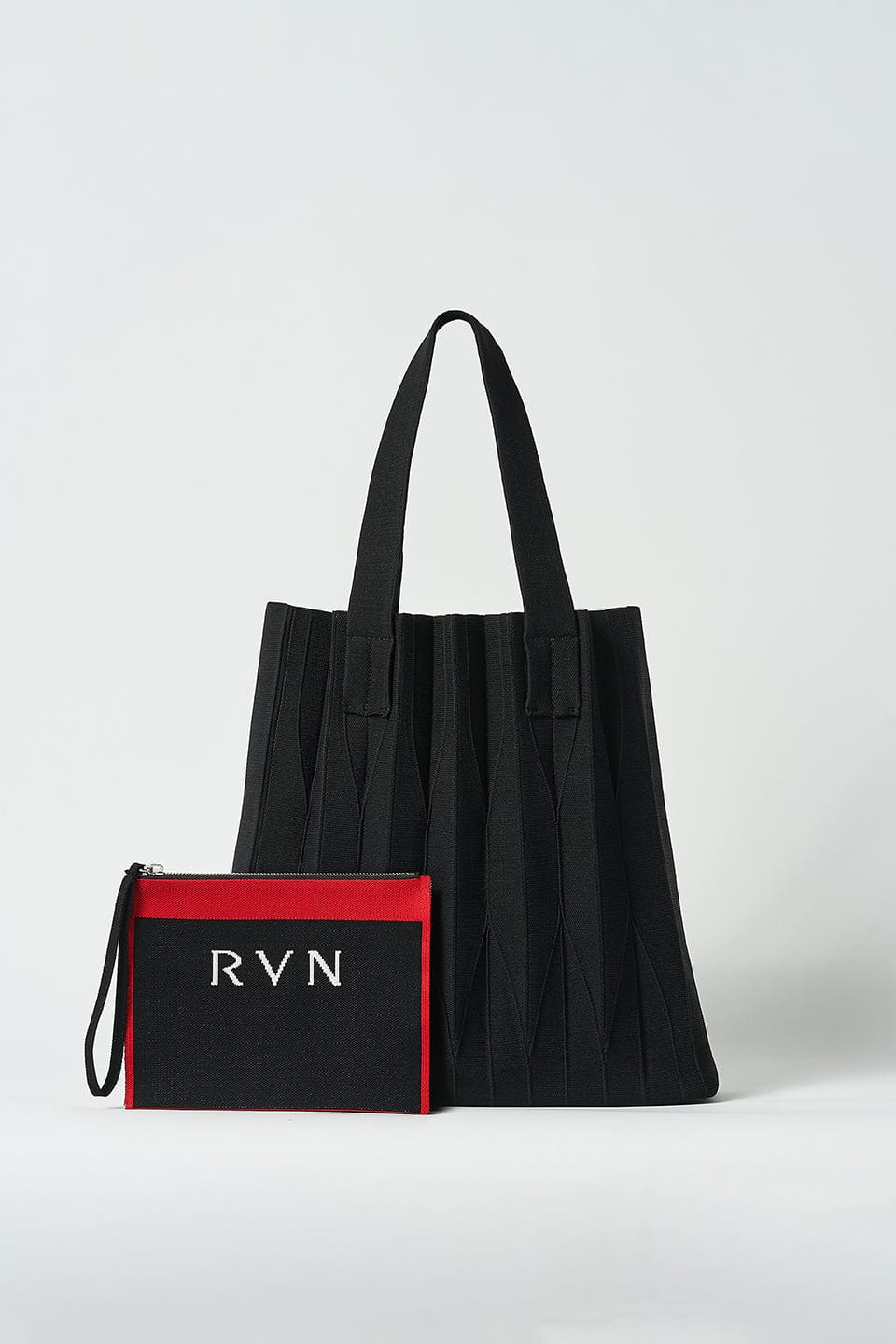 RVN Bag M Origami Pleated Medium Knit Bag