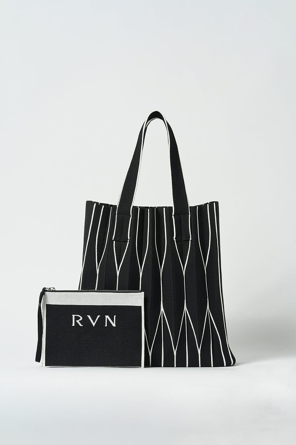 RVN Bag M Origami Pleated Medium Knit Bag