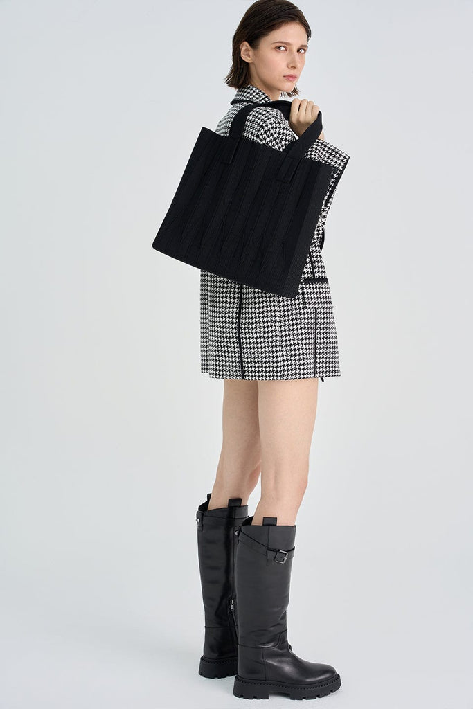 RVN Bag M Origami Pleated Medium Knit Bag