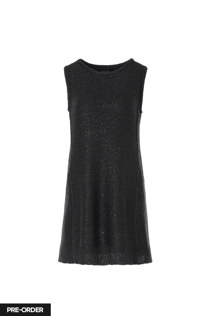 RVN Dress [PRE-ORDER] Sequins Jacquard Mini Knit Dress