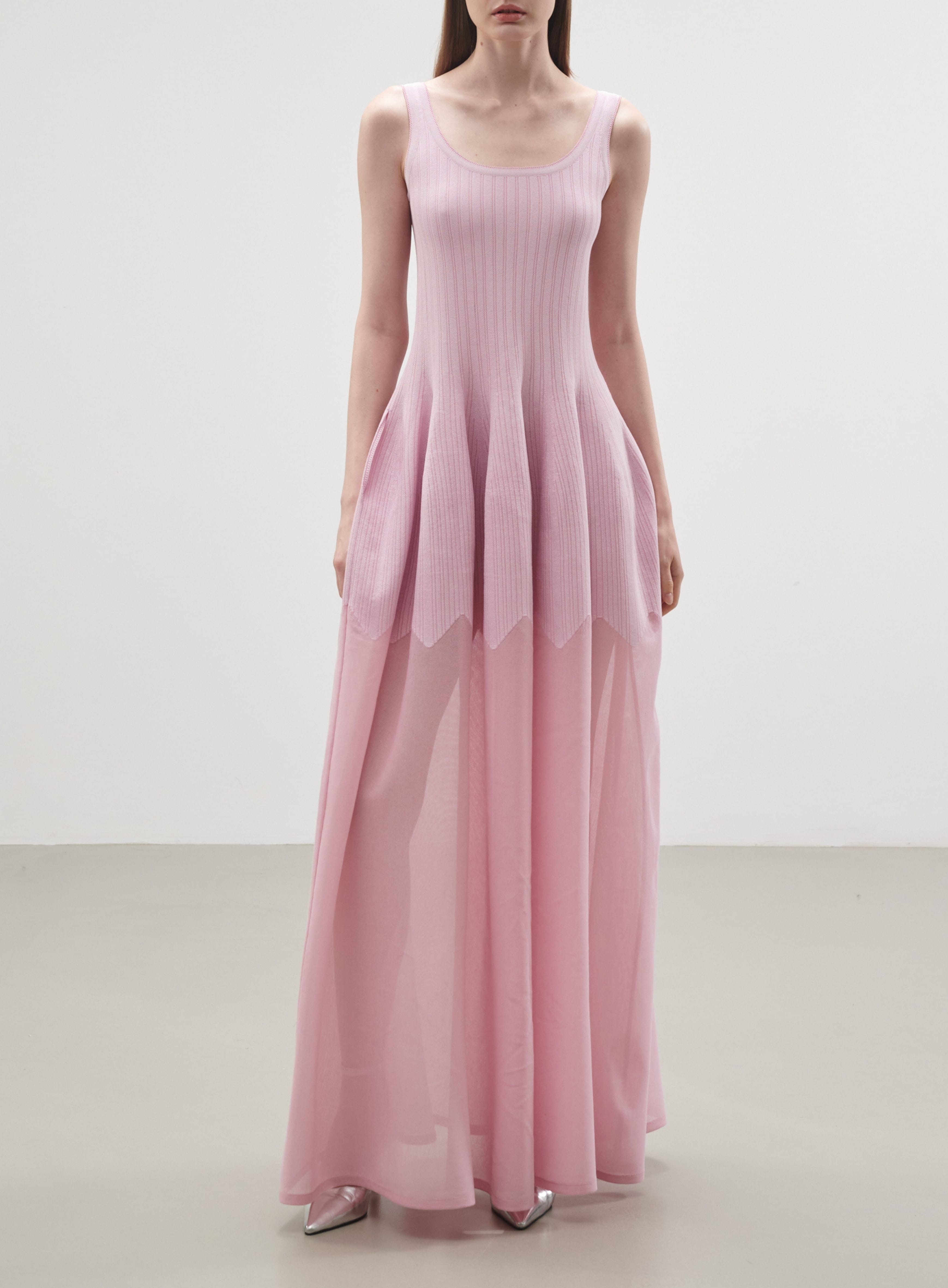 elise maxi dress Champagne Scarf Asymmetrical Split Maxi Elise Dress M