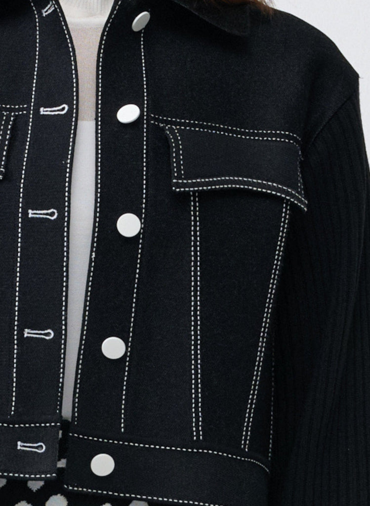 RVN Jacket Beacon Cropped Denim Jacket