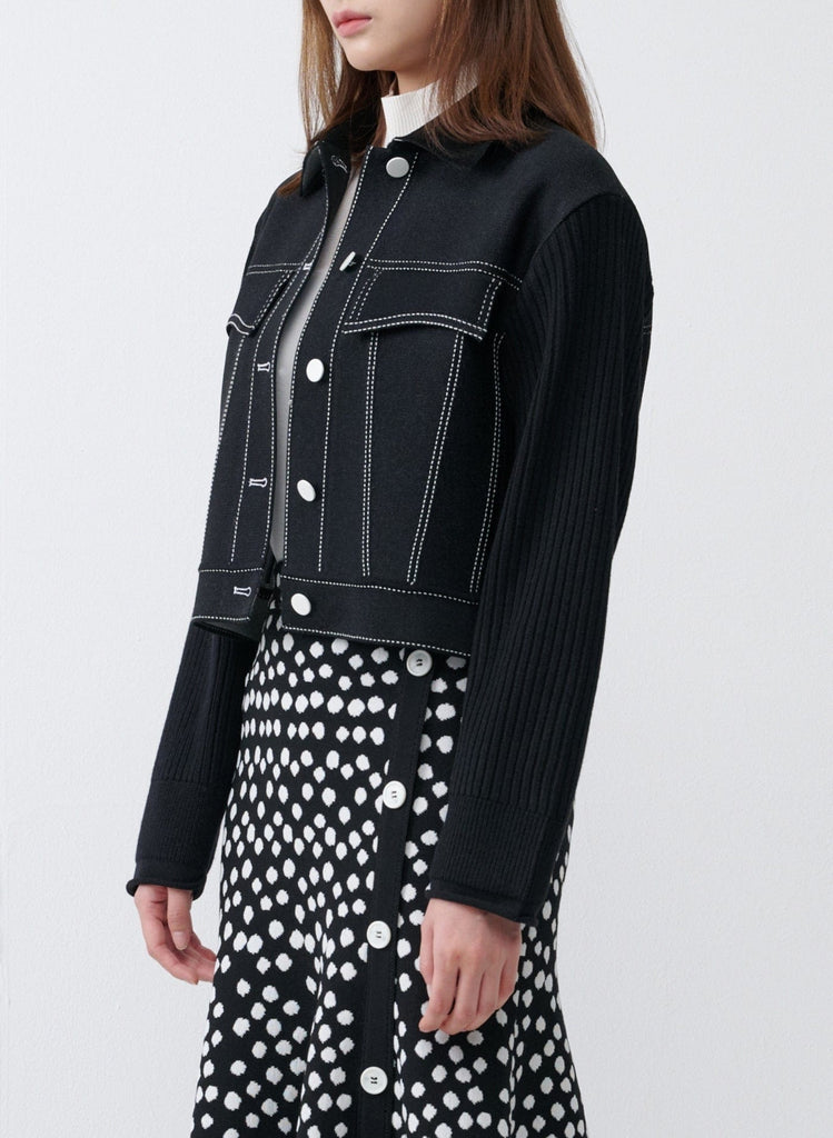 RVN Jacket Beacon Cropped Denim Jacket