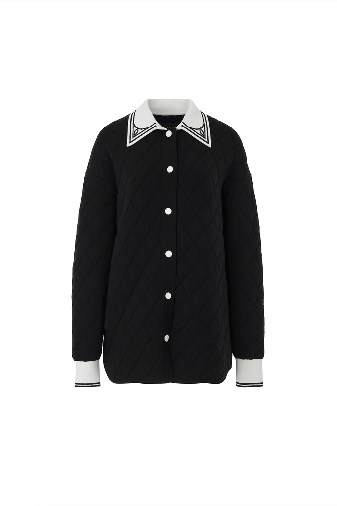 RVN Jacket Padded Knit Shirt Jacket