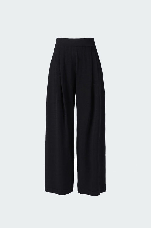 RVN Pants Crepe Wide Knit Pants