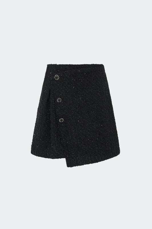 RVN Pants Sequins Knit Shorts