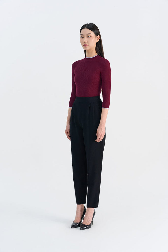 RVN Pants Tailored Knit Trousers