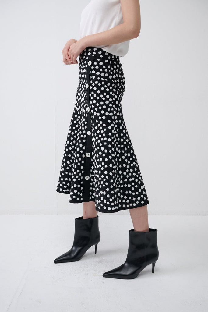 RVN Polka Dot Mermaid Mid-Calf