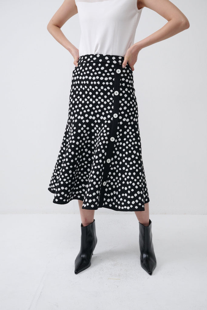RVN Polka Dot Mermaid Mid-Calf