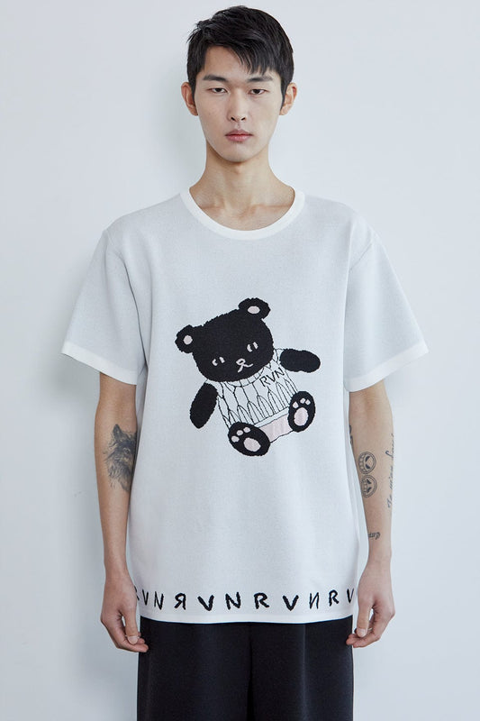 RVN Pullover L Morae Bear Oversized T-Shirts