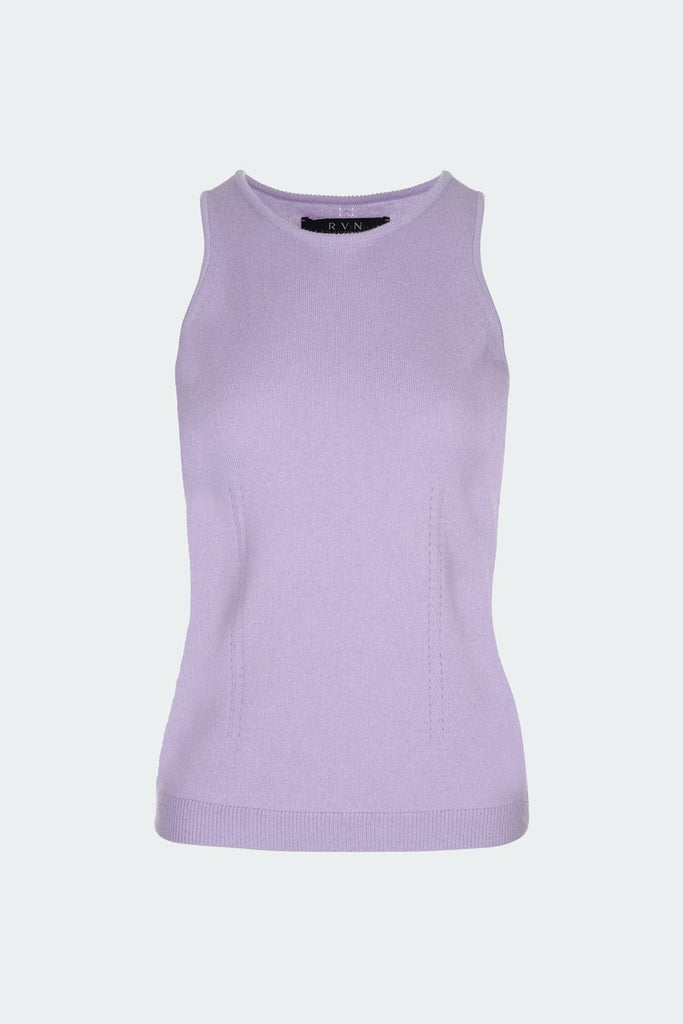RVN Pullover One Cashmere Knit Tank Top