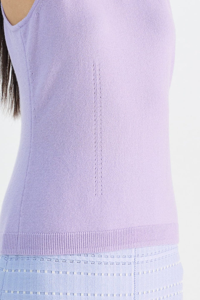 RVN Pullover One Cashmere Knit Tank Top