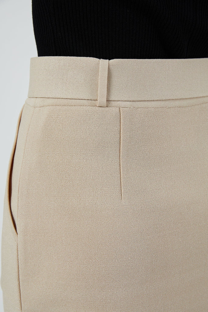 RVN Skirt Front Slit Knit Skirt