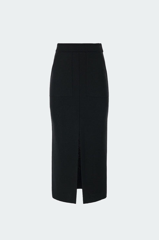 RVN Skirt Front Slit Knit Skirt