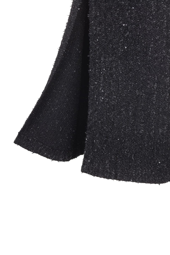 RVN Skirt Sequins Tweed Knit Skirt
