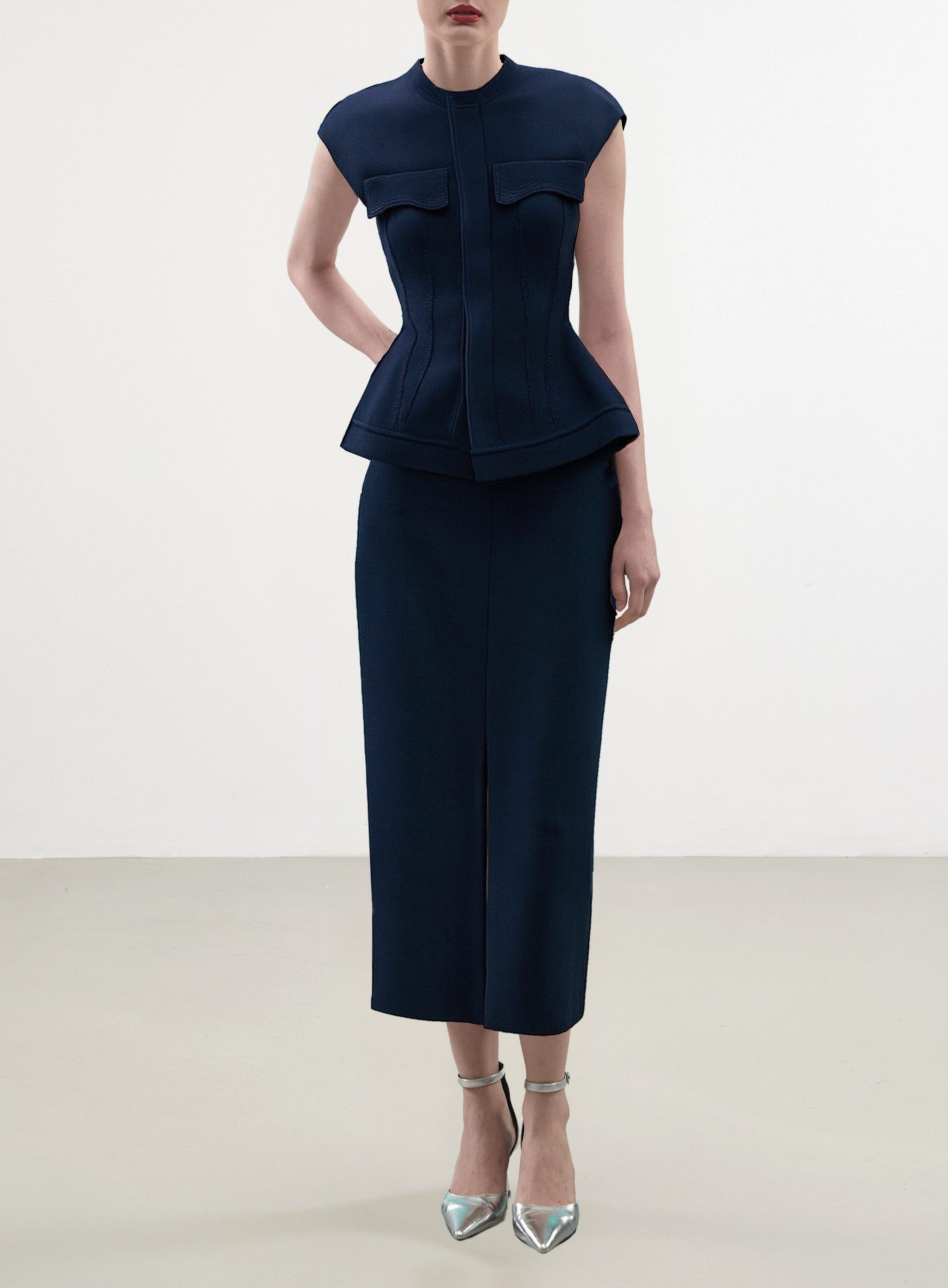 Stella Peplum Vest – RVN