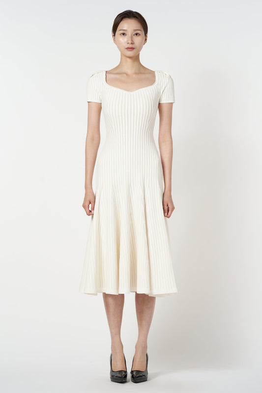 RVN Dress Engineered Rib Dress