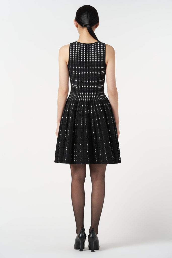 RVN Dress Two-Tone Dot Dress