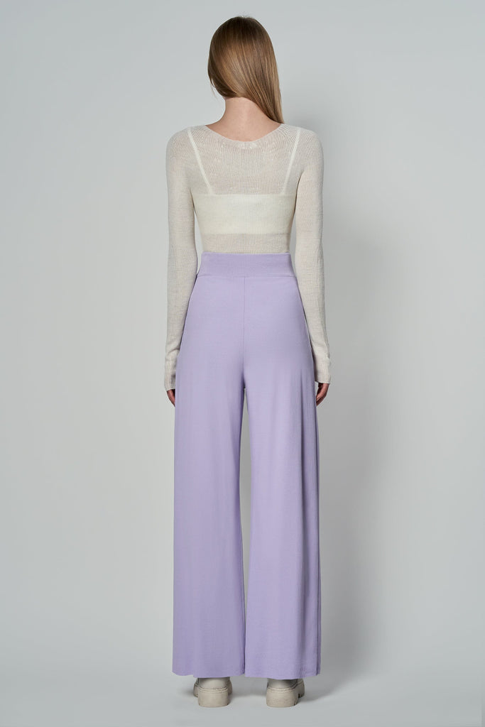 RVN Pants S Crepe Wide Pants