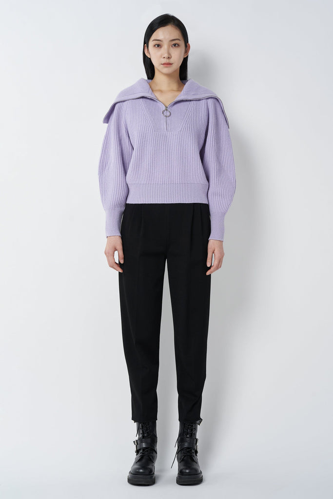 RVN Pullover One Cashmere Half Zip-up Knit Pullover