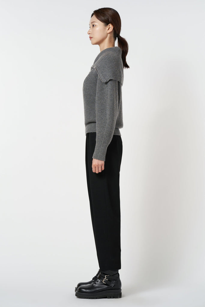 RVN Pullover One Cashmere Half Zip-up Pullover