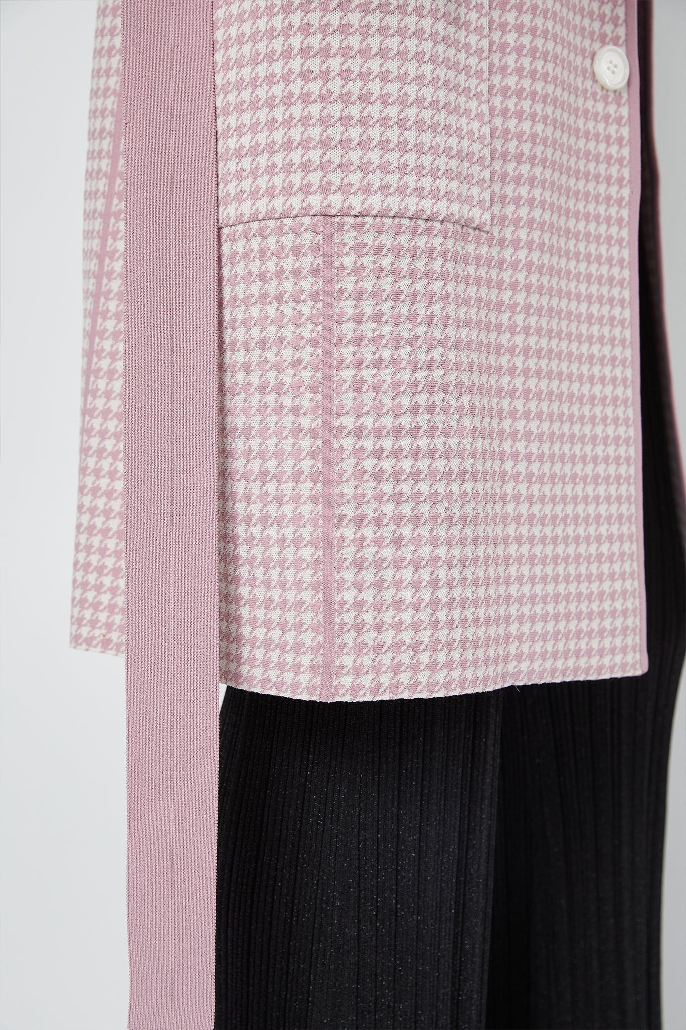 RVN Vest Houndstooth Knit Vest